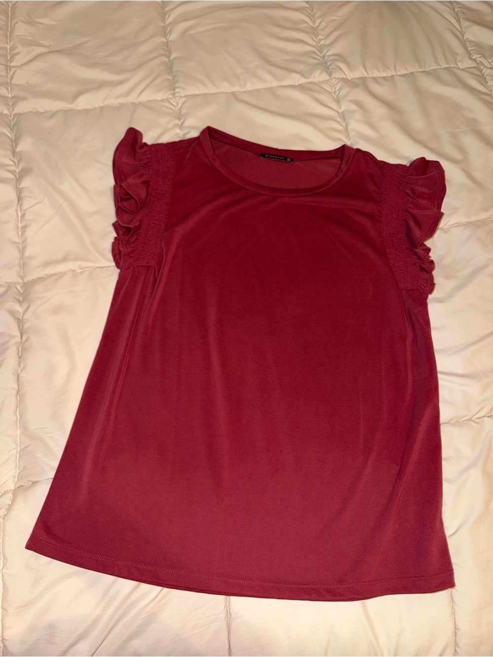 Staccato Ruffle Sleeve Top